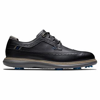 Scarpe Golf Footjoy Uomo Traditions Spikes Nere Italia FKB183702